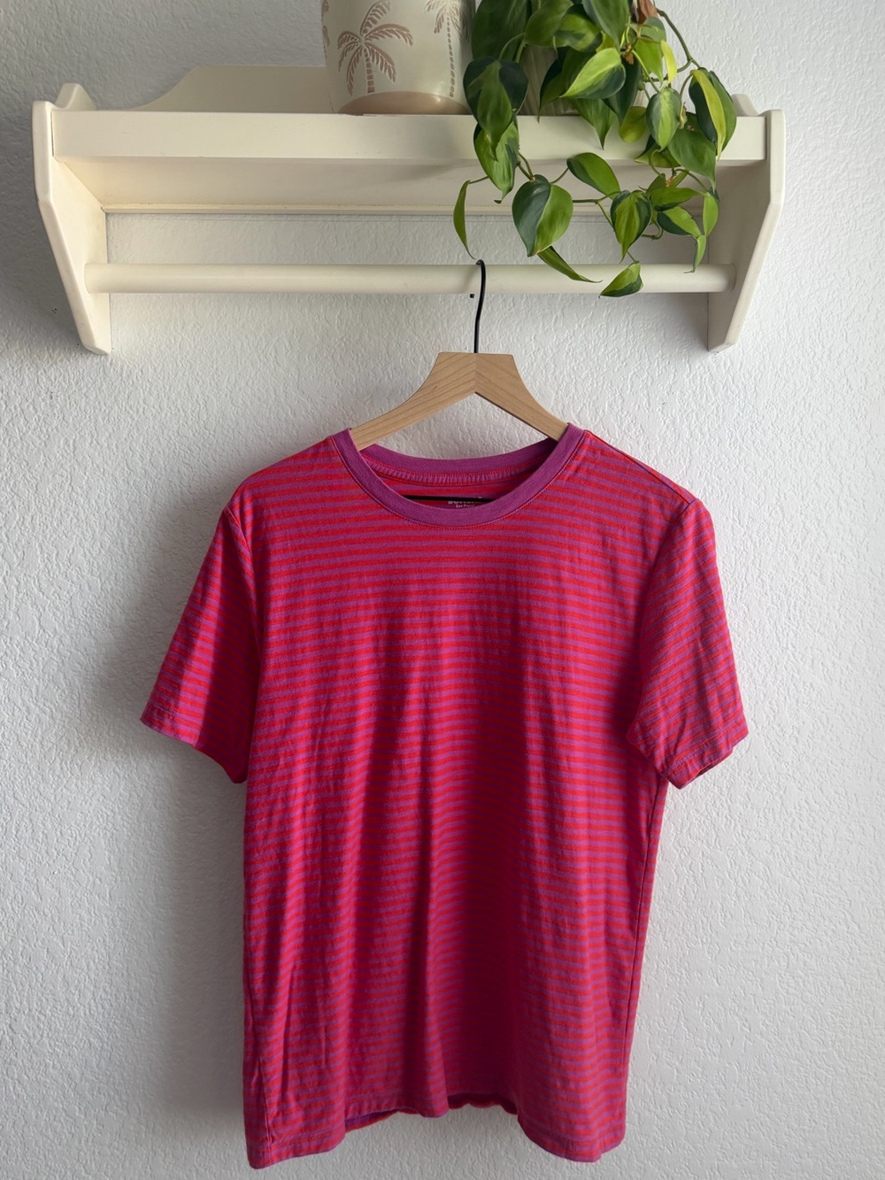 Bombas 100% Cotton Striped T Shirt Size M